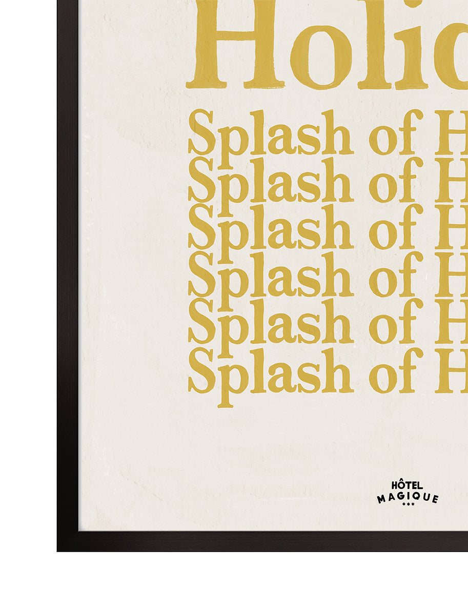 A Splash of Holiday art print