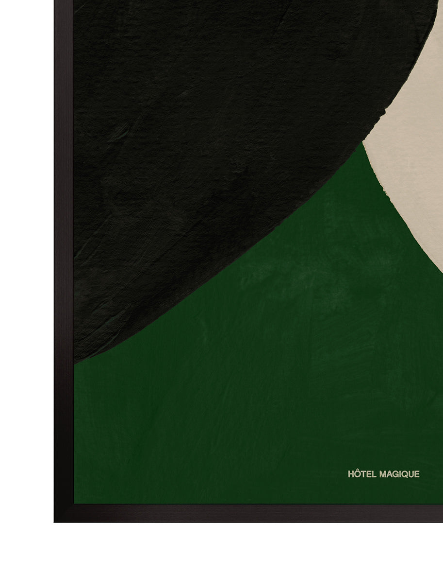 Magique in Green art print