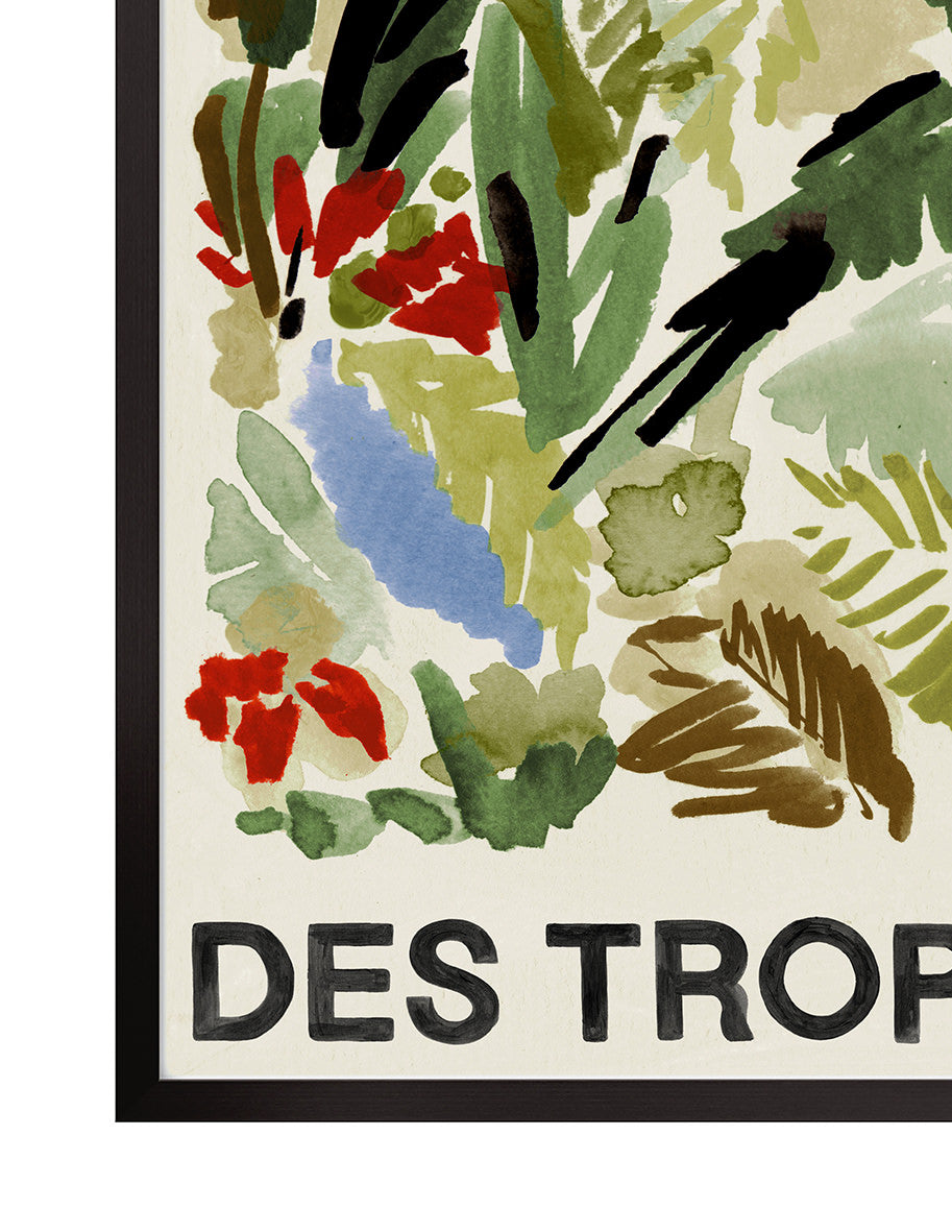 Des Tropiques Green art print